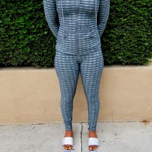 Two piece jogging suit